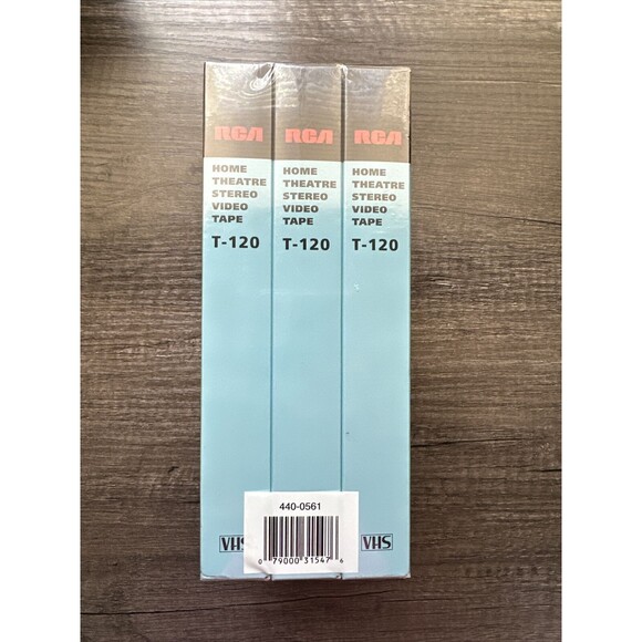 RCA T-120 (2002) VHS Tapes Sealed‎ 3 Pack - Picture 2 of 6